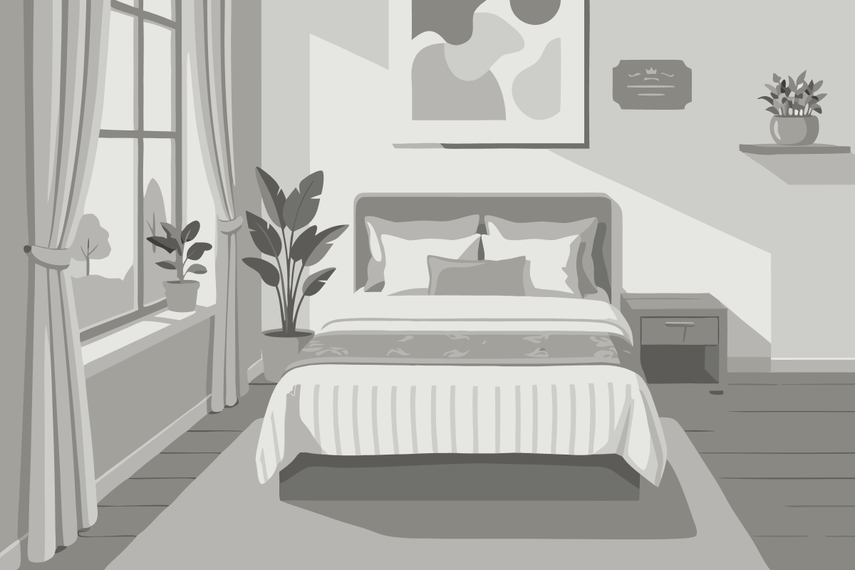 Apartamento de 1 dormitorio con vistas al jardín